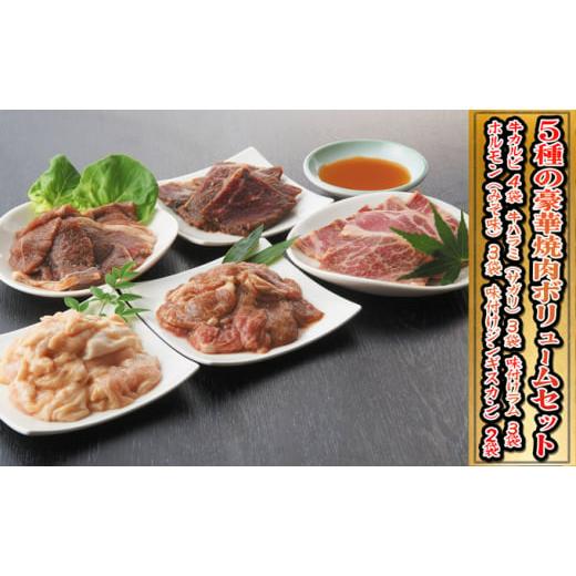 ふるさと納税 北海道 赤平市 今夜は焼肉!5種類の豪華焼肉ボリュームセット