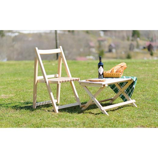 ふるさと納税 木工品・竹工品 北海道 赤平市 折りたたみ椅子（一脚） 工芸品 インテリア_7