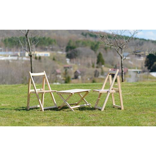 ふるさと納税 木工品・竹工品 北海道 赤平市 折りたたみ椅子（一脚） 工芸品 インテリア_8