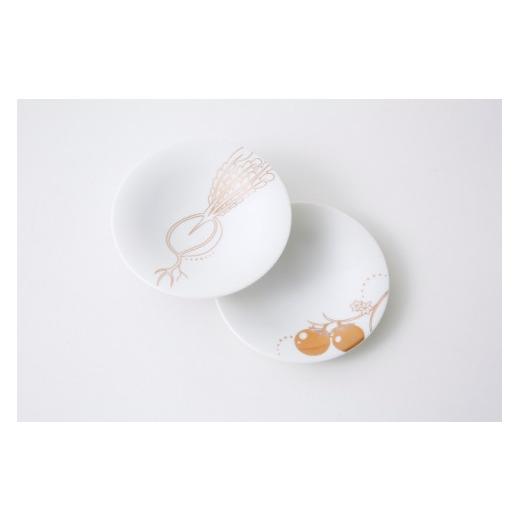 ふるさと納税 陶磁器・漆器・ガラス 京都府 京都市  SIONE 京野菜豆皿セットの画像