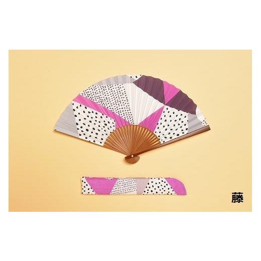 ふるさと納税 民芸品・工芸品 京都府 京都市 みのや扇舗 /fan/fun扇子(小サイズ:藤) (小サイズ:藤)