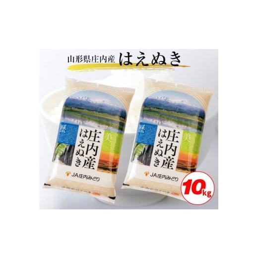 ふるさと納税 米 はえぬき 山形県 酒田市 令和7年産 精米 庄内産 はえぬき 10kg(5kg×2袋) JM
