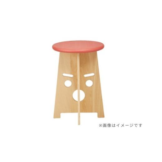 ふるさと納税 木工品・竹工品 北海道 東川町 ふぇいすKid's[Face Kid's Stool] 表情:おーちゃん カラー:レッド 表情:おーちゃん カラー:レ…