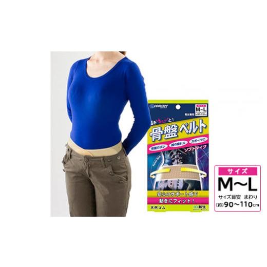 ふるさと納税 雑貨・日用品 奈良県 橿原市 腰をキュッ とサポートする骨盤ベルト M〜Lサイズ 離島への配送不可(北海道、沖縄本島は配送可能) M〜Lサイズ