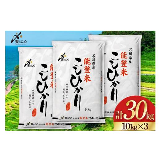 ふるさと納税 米 コシヒカリ 石川県 宝達志水町 期間限定発送 米 令和7年 能登米 こしひかり 精米 10kg ×3袋 計 30kg 中橋商事 石川県 宝達志水町 38601196 …