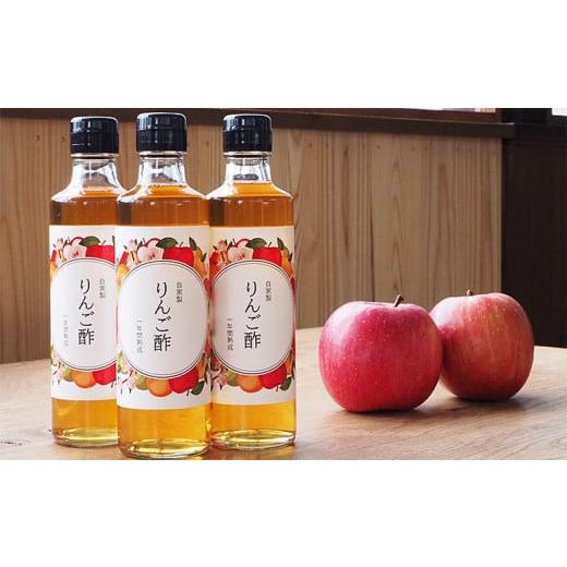 ふるさと納税 山形県 山形市 山形産りんごの熟成フルーツビネガー[りんご酢3本セット] FZ21-010 Apple Cider Vinegar