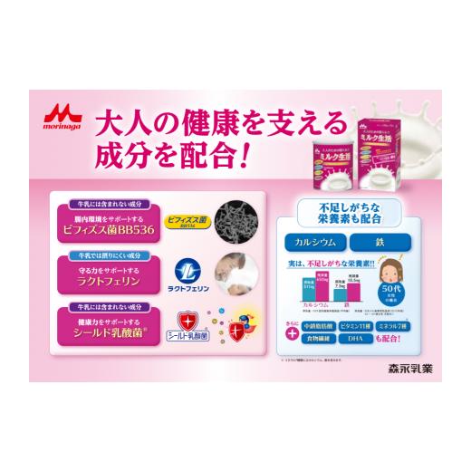 ふるさと納税 飲料類 乳飲料 東京都 東大和市 大人のための粉ミルク「ミルク生活プラス」３缶入り　HAM001_4