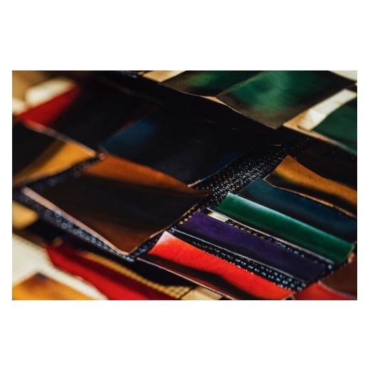 ふるさと納税 財布 長野県 塩尻市 jaCHRO LONG WALLET （茶）｜ 漆 革 皮 財布 長財布 漆塗り 経年経過 味 育てる財布の画像