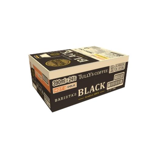 ふるさと納税 コーヒー 飲料 広島県 安芸高田市  No.5895-0411 3カ月定期便 TULLY'S COFFEE BARISTA'S BLACK（バリスタズブラック）390mlの画像