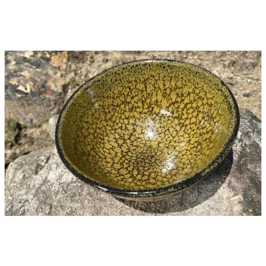 ふるさと納税 陶磁器・漆器・ガラス 大阪府 泉佐野市 「焼き物」黄華窯変油滴天目茶碗_2