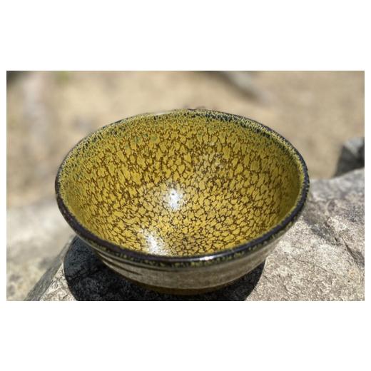 ふるさと納税 陶磁器・漆器・ガラス 大阪府 泉佐野市 「焼き物」黄華窯変油滴天目茶碗_3