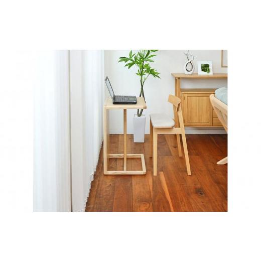 ふるさと納税 家具 テーブル 北海道 旭川市 旭川家具 WOW M.C side table(サイドテーブル) 国産 無垢 インテリア 木製 ナチュラル テーブル サイドテーブル ソ…_2