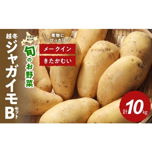 ふるさと納税 野菜類 じゃがいも 北海道 東川町 3月中旬発送 旬のお野菜「越冬ジャガイモセットB」(メークイン・きたかむい 計10kg)