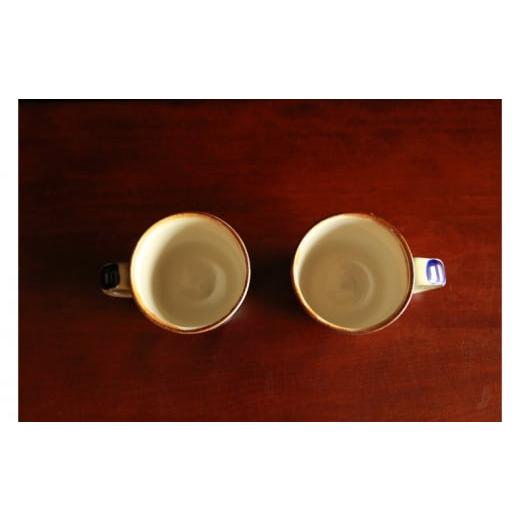 ふるさと納税 食器・グラス マグカップ 沖縄県 読谷村 やちむん 仲間陶房 マグカップペア（唐草染付） 仲間功 沖縄県 読谷村 伝統工芸品 おしゃれ プレゼント …_5