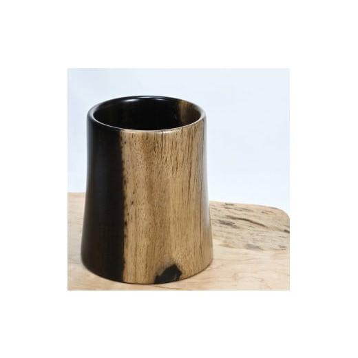 ふるさと納税 木工品・竹工品 山梨県 都留市 木製黒柿ペン立てビック AC028 手作り 木製品の画像