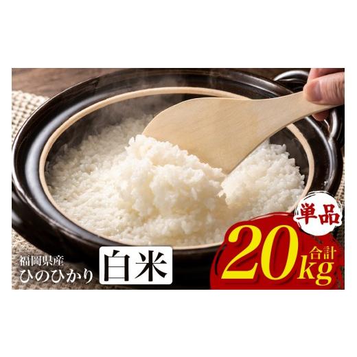 ふるさと納税 米 ヒノヒカリ 福岡県 うきは市 ふるさと納税 ひのひかり 米 お米 白米 20kg 20キロ 福岡県産 うきは市 国産 精米 ご飯 ごはん おにぎり お弁当…