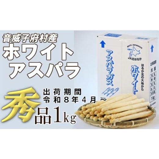 ふるさと納税 野菜類 アスパラガス 北海道 音威子府村 先行予約・2026年4月発送開始:中山農園 ホワイトアスパラ 秀品1kg