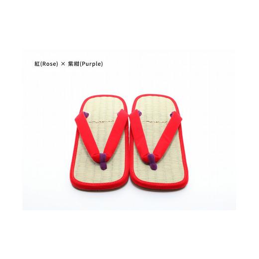 ふるさと納税 ファッション 下駄 和歌山県 白浜町 inoca SETTA MEN 紅×紫紺 紅×紫紺