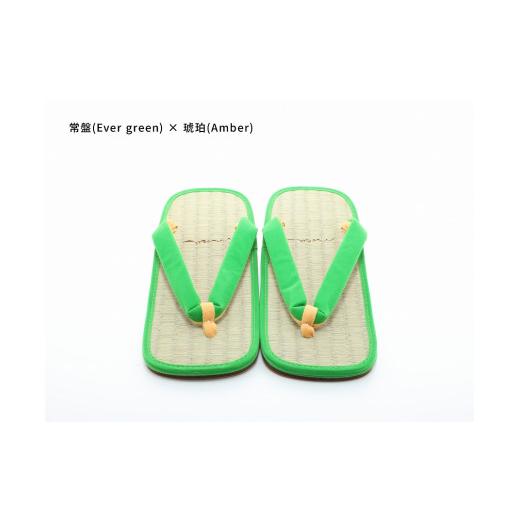 ふるさと納税 ファッション 下駄 和歌山県 白浜町 inoca SETTA MEN 常磐×琥珀 常磐×琥珀