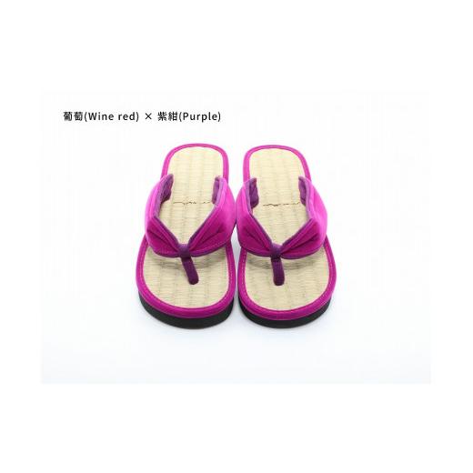 ふるさと納税 ファッション 下駄 和歌山県 白浜町 inoca SETTA WOMEN 葡萄×紫紺 葡萄×紫紺