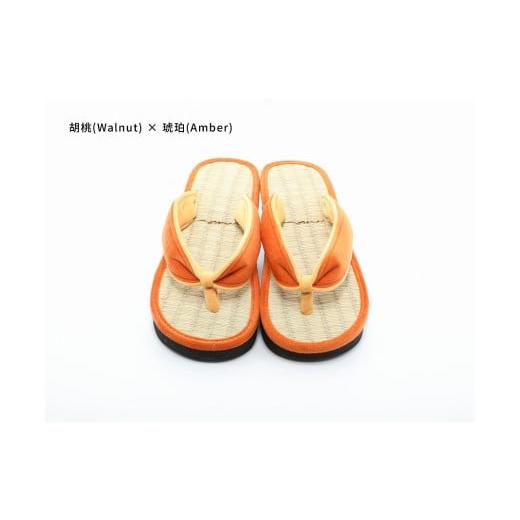 ふるさと納税 ファッション 下駄 和歌山県 白浜町 inoca SETTA WOMEN 胡桃×琥珀 胡桃×琥珀