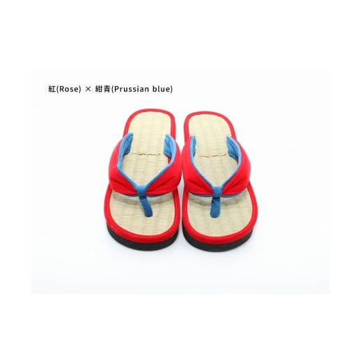 ふるさと納税 ファッション 下駄 和歌山県 白浜町 inoca SETTA WOMEN 紅×紺青 紅×紺青