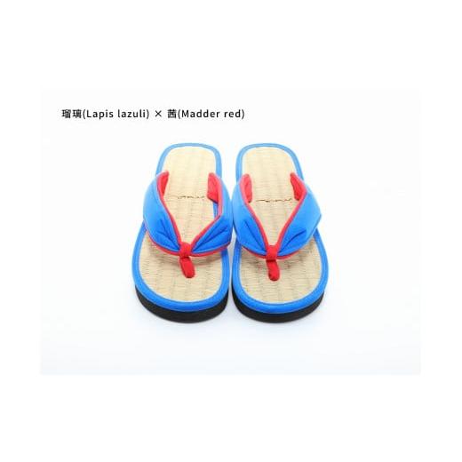 ふるさと納税 ファッション 下駄 和歌山県 白浜町 inoca SETTA WOMEN 瑠璃×茜 瑠璃×茜