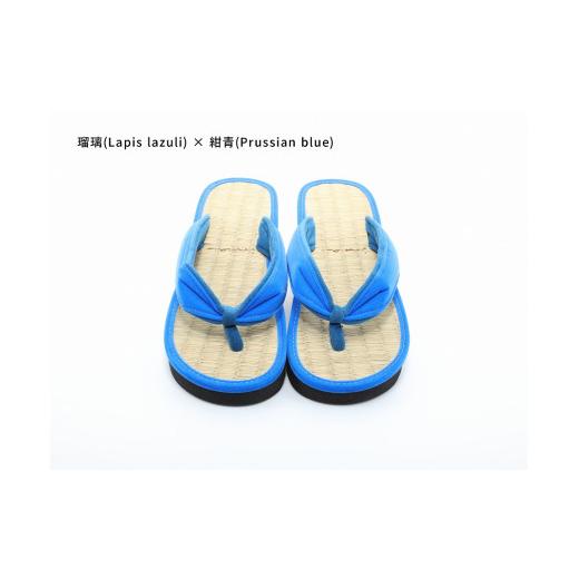 ふるさと納税 ファッション 下駄 和歌山県 白浜町 inoca SETTA WOMEN 瑠璃×紺青 瑠璃×紺青