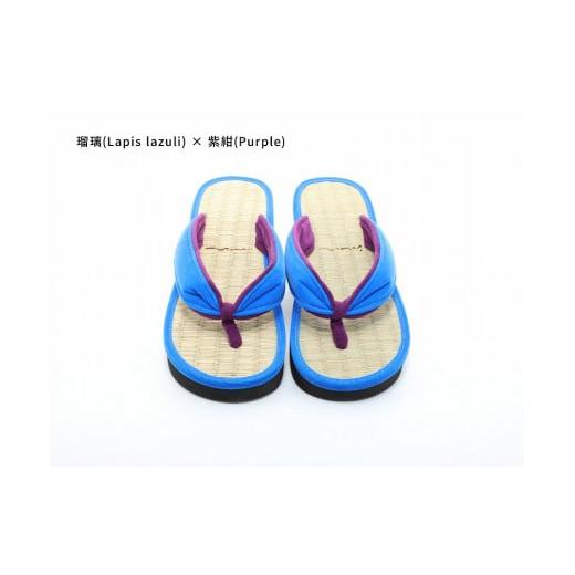 ふるさと納税 ファッション 下駄 和歌山県 白浜町 inoca SETTA WOMEN 瑠璃×紫紺 瑠璃×紫紺