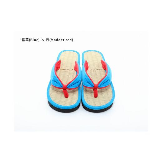 ふるさと納税 ファッション 下駄 和歌山県 白浜町 inoca SETTA WOMEN 露草×茜 露草×茜