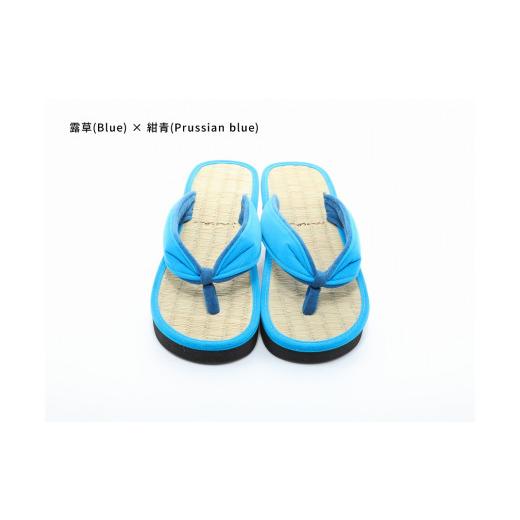 ふるさと納税 ファッション 下駄 和歌山県 白浜町 inoca SETTA WOMEN 露草×紺青 露草×紺青