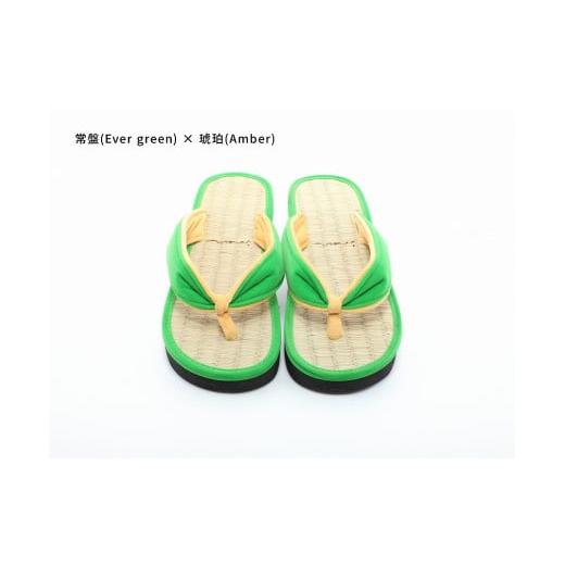 ふるさと納税 ファッション 下駄 和歌山県 白浜町 inoca SETTA WOMEN 常磐×琥珀 常磐×琥珀