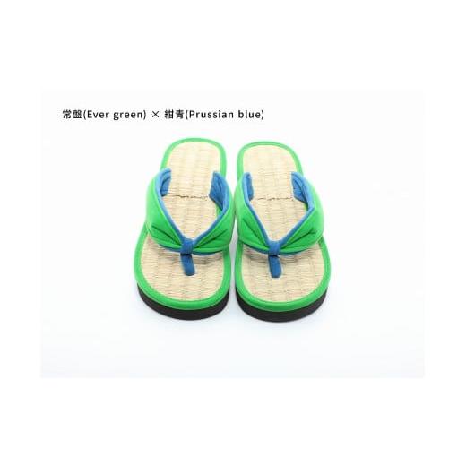 ふるさと納税 ファッション 下駄 和歌山県 白浜町 inoca SETTA WOMEN 常磐×紺青 常磐×紺青