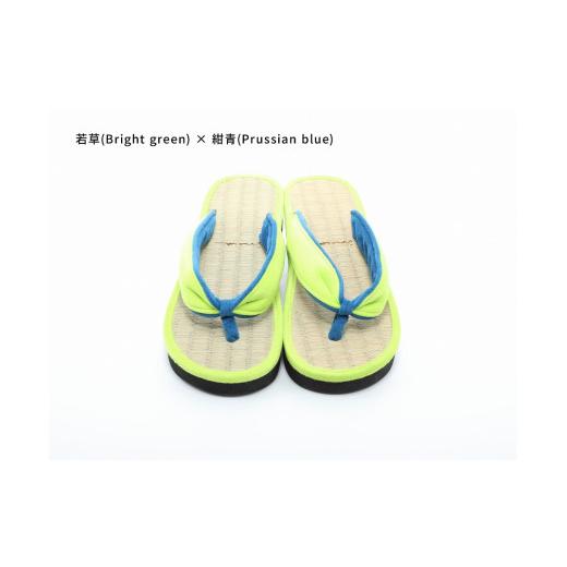 ふるさと納税 ファッション 下駄 和歌山県 白浜町 inoca SETTA WOMEN 若草×紺青 若草×紺青