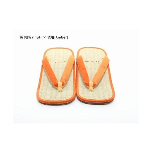ふるさと納税 ファッション 下駄 和歌山県 白浜町 inoca SETTA OVERSEAS 胡桃×琥珀 胡桃×琥珀