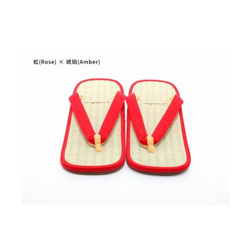 ふるさと納税 ファッション 下駄 和歌山県 白浜町 inoca SETTA OVERSEAS 紅×琥珀 紅×琥珀