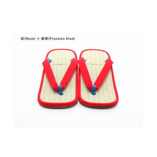 ふるさと納税 ファッション 下駄 和歌山県 白浜町 inoca SETTA OVERSEAS 紅×紺青 紅×紺青