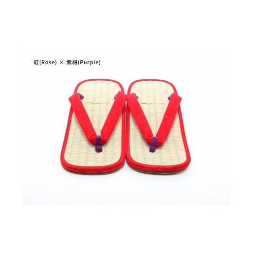 ふるさと納税 ファッション 下駄 和歌山県 白浜町 inoca SETTA OVERSEAS 紅×紫紺 紅×紫紺