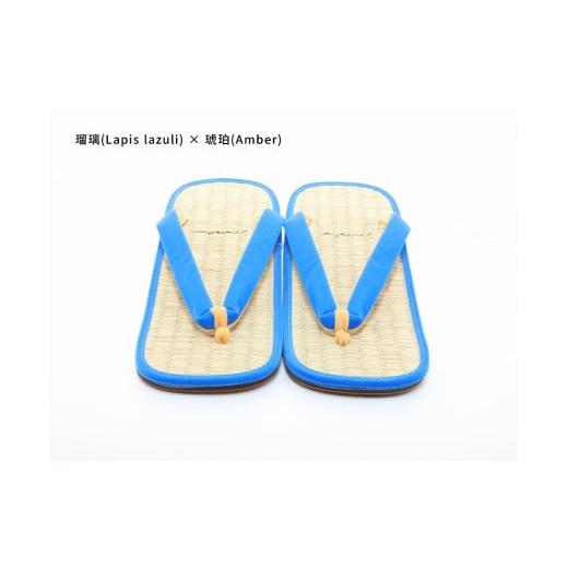 ふるさと納税 ファッション 下駄 和歌山県 白浜町 inoca SETTA OVERSEAS 瑠璃×琥珀 瑠璃×琥珀