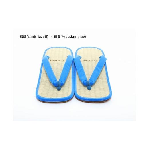 ふるさと納税 ファッション 下駄 和歌山県 白浜町 inoca SETTA OVERSEAS 瑠璃×紺青 瑠璃×紺青