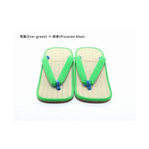 ふるさと納税 ファッション 下駄 和歌山県 白浜町 inoca SETTA OVERSEAS 常磐×紺青 常磐×紺青