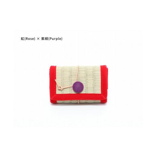 ふるさと納税 小物 和歌山県 白浜町 inoca CASE CARD 紅×紫紺 紅×紫紺