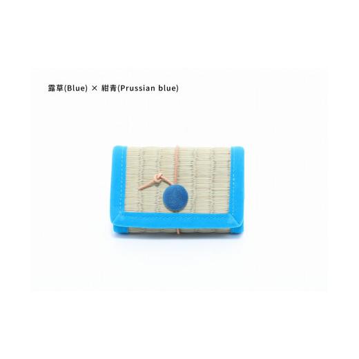 ふるさと納税 小物 和歌山県 白浜町 inoca CASE CARD 露草×紺青 露草×紺青