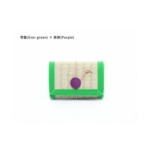 ふるさと納税 小物 和歌山県 白浜町 inoca CASE CARD 常磐×紫紺 常磐×紫紺