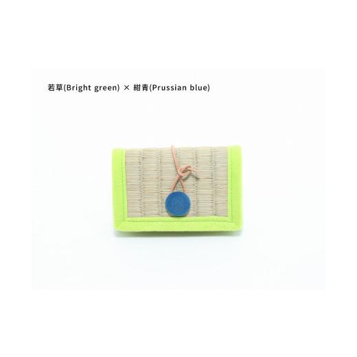 ふるさと納税 小物 和歌山県 白浜町 inoca CASE CARD 若草×紺青 若草×紺青