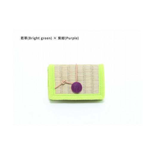 ふるさと納税 小物 和歌山県 白浜町 inoca CASE CARD 若草×紫紺 若草×紫紺