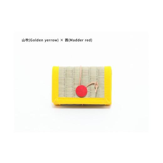 ふるさと納税 小物 和歌山県 白浜町 inoca CASE CARD 山吹×茜 山吹×茜