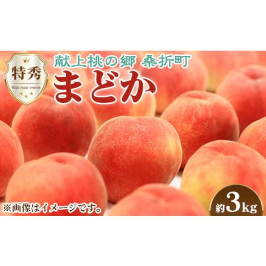 ふるさと納税 もも 福島県 桑折町 もも まどか・2026年産先行受付 特秀 3kg 桑折町産 JAふくしま未来 桃 / もも モモ 果物 フルーツ 旬 甘い 甘み ジュー…