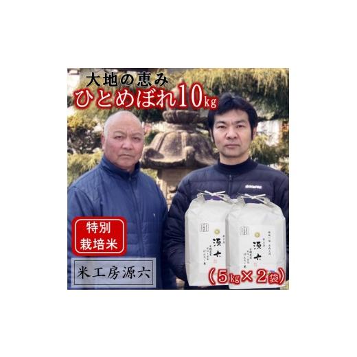 ふるさと納税 米 ひとめぼれ 山形県 三川町 令和7年産・精米 米工房源六の大地の恵みひとめぼれ5kg×2袋 精米 令和7年産 10月上旬頃より順次配送