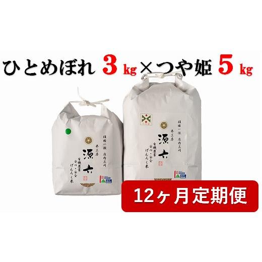 ふるさと納税 米 つや姫 山形県 三川町 令和8年10月新米スタート 定期便12回 米工房源六が作るお米セット1×12回